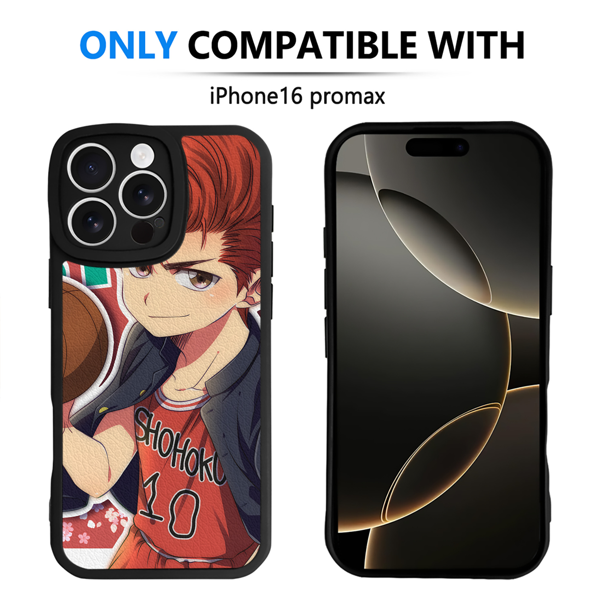 （画像用） SLAM DUNK／スラムダンク 【iPhone 16シリーズ対応】シリコンスマホケース（レザー調） 材質：シリコン